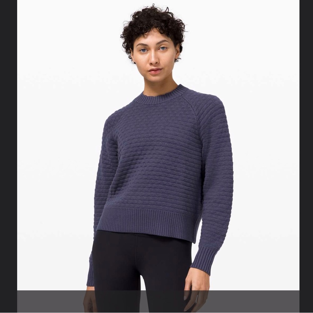 Lulu Texture Play Crew Sweater